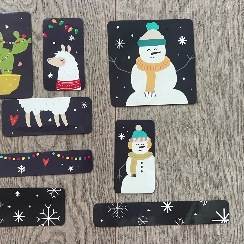 PlanetBox Rover Holiday Christmas Magnets for Lunch Box - Picture 4 of 4